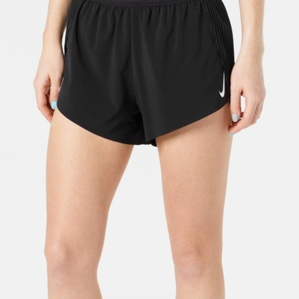 Nike Women's AeroSwift Black Running Shorts M